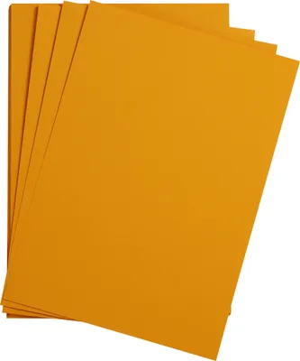 Produktbild von Clairefontaine Zeichenpapier 50x65 cm 160g, Pack. 24 Bogen - Sonnengelb 93772C