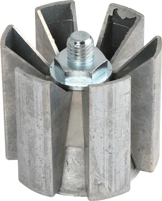 Produktbild von Befestigungsteil passend zu Tischfuß Glasplatten-Adapterscheibe ø 60mm Edelstahl