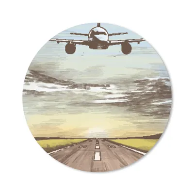 Produktbild von MuchoWow® Mauspad Mousepad Flugzeuge - Himmel - Sonne 50x50 cm - Mousepads - Maus Mat - Pad - Mausunterlage - Vinyl