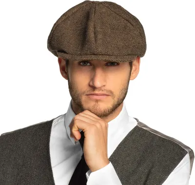 Produktbild von Boland 633025, Fancy dress cap, Erwachsener, Uni, Baumwolle, Polyester, Braun, 76 g
