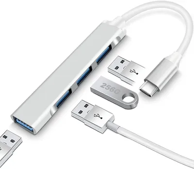 Immagine prodotto di Adattatore Divisore Convertitore Hub Usb-C Con 4 Porte Usb