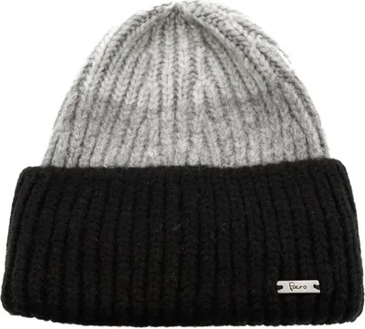 Produktbild von Wintermütze mit Innenfutter Uni Strickmütze Beaniemütze - warmhaltend Schwarz
