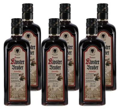 Produktbild von Zinnaer Kloster-Bruder Kräuterlikör (6 x 0,7L)