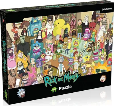 Produktbild von Rick a Morty - Puzzle - Priatelia (1000 dielikov)