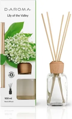 Produktbild von Duftdiffusor D-aroma Reed Diffuser 100ml Maiglöckchen Lufterfrischer