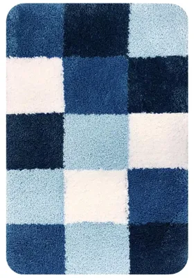 Image de Tapis de bain Brest 60x90cm bleu