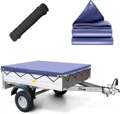 Productafbeelding van Famanu afdekzeil, 140 x 115 x 8 cm - waterbestendig, versterkt
