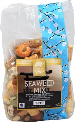 Immagine prodotto di [ 100 g ] GOLDEN TURTLE Cracker di riso - Mix con alghe | Cracker | Snack