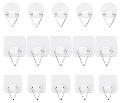 Produktbild von Solidchoice – 15-teiliges Set selbstklebender Fotohaken