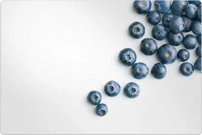 Produktbild von Küchenmatte 140x210 cm Vinylmatte Bodenmatte Dekoration - Farbige Blaubeeren Früchte