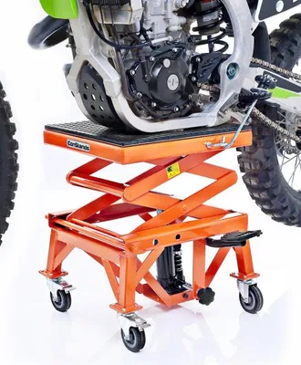 Image de - Béquille de levage pour hydraulique Moto-Cross XL Orange
