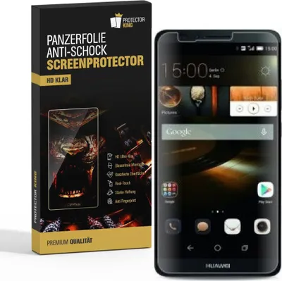 Produktbild von 3x Panzerfolie für Huawei Mate 7 ANTI-SCHOCK Displayschutzfolie HD KLAR