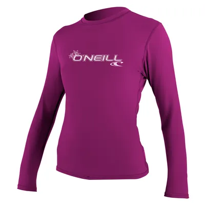 Produktbild von O´neill Wetsuits Basic Skins Sun Damen-rashguard Mit Langen Ärmeln Lila L Damen Lila L