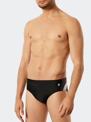 Produktbild von SCHIESSER Herren Badehose Slip - Schwarz - Größe 4