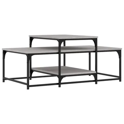 Produktbild von vidaXL Couchtisch Grau Sonoma 102x60x45 cm Holzwerkstoff