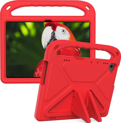 Obrázek produktu pro Ochranné pouzdro pro Huawei Mediapad T5 10,1", lehké dětské pouzdro z EVA s držadlem a stojánkem Červený