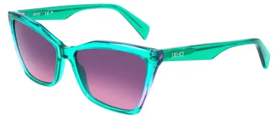 Image de Liu Jo LJ796S Vert/fuchsia 58/15/140 Lunettes de soleil pour femme