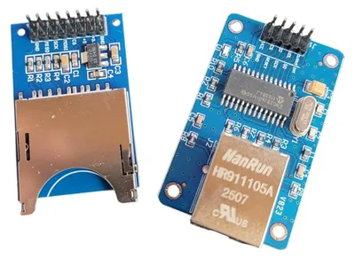 Produktbild von ENC28J60 Ethernet Lan Netzwerk Modul SD Card Modul RJ45 Modul Arduino Atmel