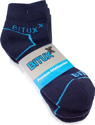 Produktbild von Bituxx 1 Paar Quaters Freizeit & Arbeitssocken Navy 47-50 MS-18302