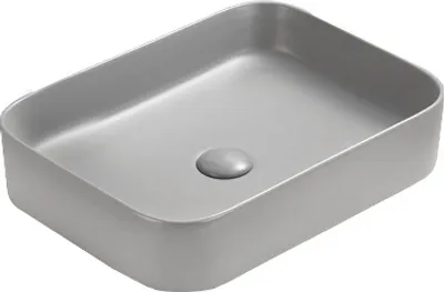 Produktbild von Mexen Vena Aufsatzwaschbecken 50 x 37 cm, Hellgrau matt - 22195061
