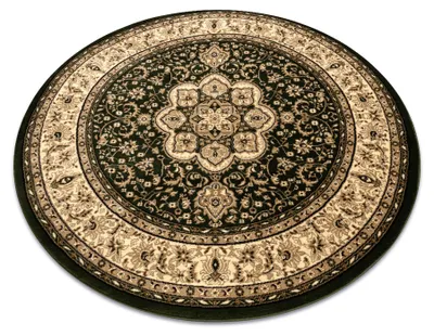 Imagen del producto de Alfombra ROYAL ADR circulo modelo 521  verde circulo 120 cm