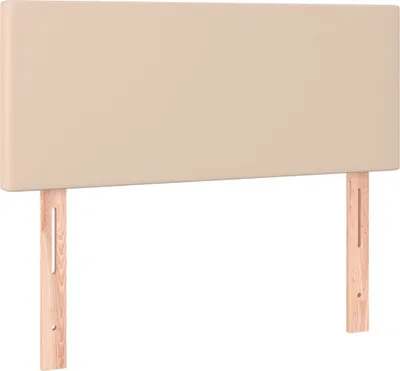 Produktbild von Kopfteil Cappuccino-Braun 80x5x78/88 cm Kunstleder