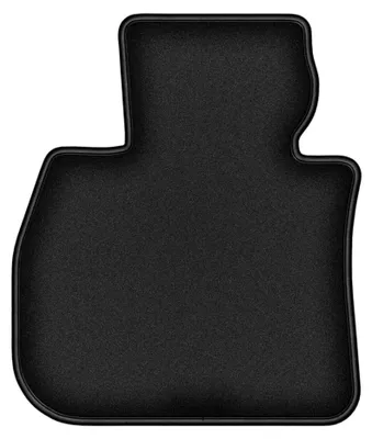Produktbild von Fahrermatte Velours für BMW X1 U11 2022- (Crossover) – 1-tlg, Schwarz, passgenau – Wielganizator DURBAN
