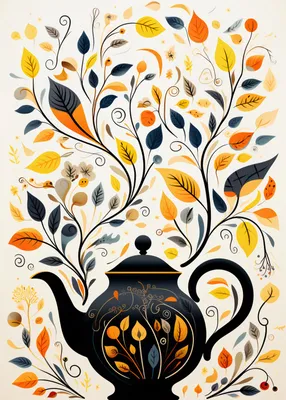 Produktbild von Plakat 50x70cm Herbstmelodie