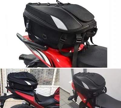 Obrázek produktu pro Vodotěsná brašna na motorku, multifunkční batoh, taška na helmu, černá, 30 l