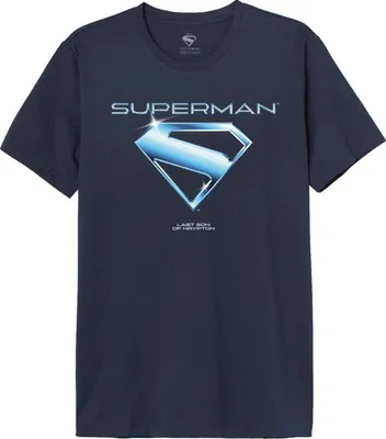 Produktbild von Superman T-Shirt Herren 2025 - Steel navy S