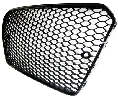 Produktbild von Sportgrill und Frontgrill ohne Emblem Schwarz für Audi A5 8T / 8F Facelift 2012-2016