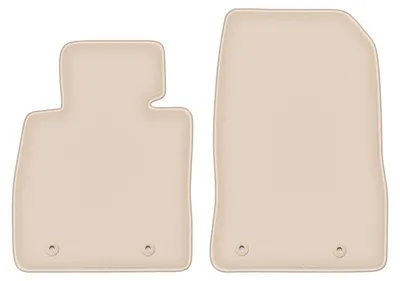 Produktbild von DURBAN Beige Velours-Fußmatten vorne für Mazda 2 IV Schrägheck (2014-)