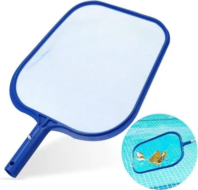 Produktbild von Famanu Poolreinigungsnetz – Feinmaschiges Netz für Blätter und Insekten – Zubehör für Schwimmbad, Spa & Teich
