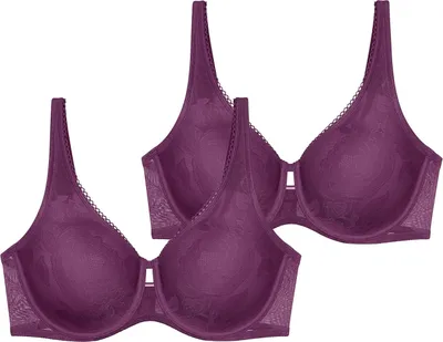 Produktbild von Triumph Damen Bügel-BH Wild Rose Sensation 2-Pack flowerpurple - Größe 75D