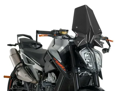 Produktbild von Windschild Puig New Generation Sport 415 x 330 mm mit ABE für KTM 790 Duke, 890 Duke R, 890 Duke GP, 890 Duke, 890 Duke L Bj. 2018 - 2026