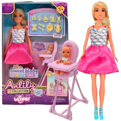 Immagine prodotto di Set di accessori per seggiolone per bambole Woopie Royal Lily