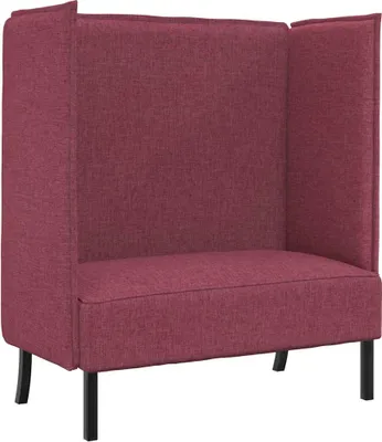 Produktbild von vidaXL Hoher Rücken Sofa 101cm Weinrot Stoff
