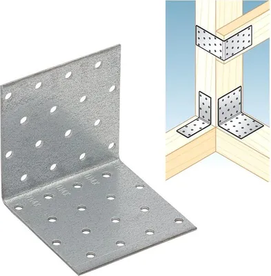 Produktbild von Montagewinkel. KM 9, 80x80x80 - Packung mit 1 Stück