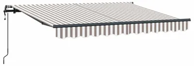Immagine prodotto di Tenda da sole estensibile vidaXL, grigio chiaro e bianco, 600 x 300 cm