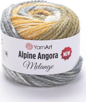 Produktbild von Yarn Art Alpine Angora Melange "New 6403 Strickgarn