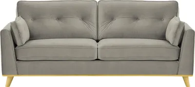 Produktbild von SLF24 - Dreisitzer-Sofa Farrow - hellgrau - Velluto 15