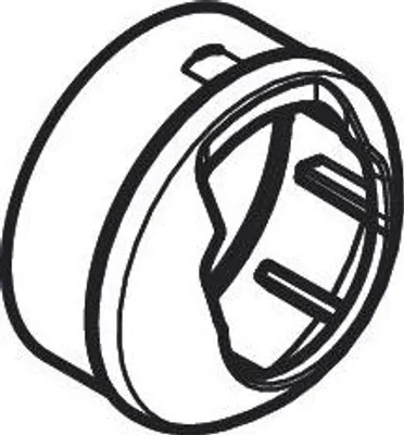 Image de hansgrohe Griffkappe mit vertauschter Symbolik für Warmwasserbegrenzung, Chrom