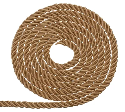 Geflochtenes Seil 5 mm x 10 m, Polyester, hellbraun