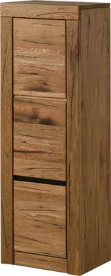 Image de MASSIVMOEBEL24 | Armoire de salle de bain 44x35x130 en bois de chêne massif  huilé naturel MONTREUX #60