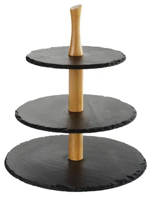 Image de APS Schiefer 3-stufige Etagère 960