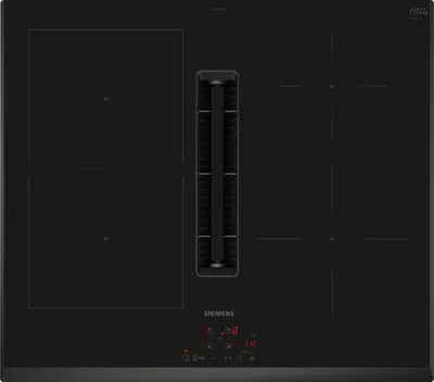 Produktbild von Siemens iQ300 ED651BS16E, Schwarz, Integriert, 60 cm, Zonen-Induktionskochfeld, Glaskeramik, 4 Zone(n)