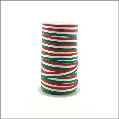 Productafbeelding van Ribbon 10mm x 25m - Italiaanse vlag - geweven - ideaal voor feestdecoratie - Vemera