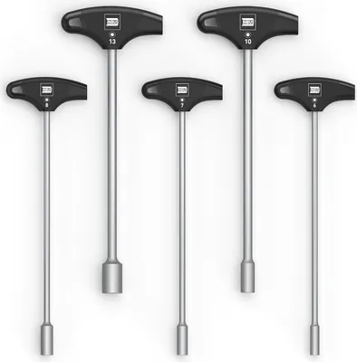 Produktbild von Famanu T-Griff Innensechskant-Schraubenschlüssel Set 5-teilig 6-13 mm - HybridTouch