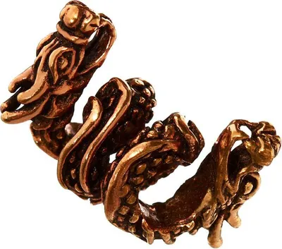 Produktbild von Bartperle Haarschmuck Tiamat Drache Bronze Lockenperle 6460