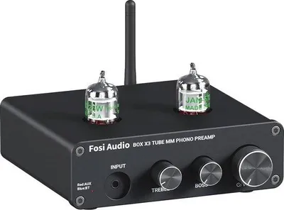 Immagine prodotto di Preamplificatore phono MM per giradischi MM con Bluetooth 5.0 - Mini preamplificatore stereo Hi-Fi per l'audio domestico